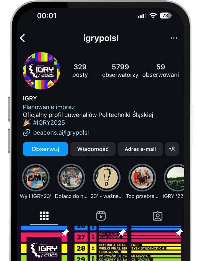 IGRY Juwenalia - Instagram